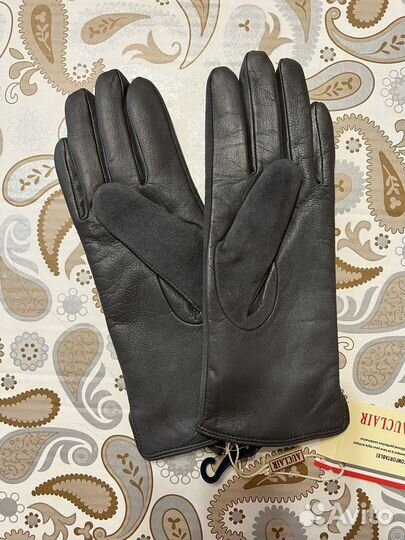 Перчатки кожаные