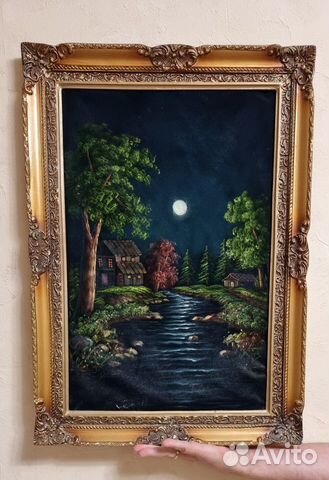 Картина на бархате