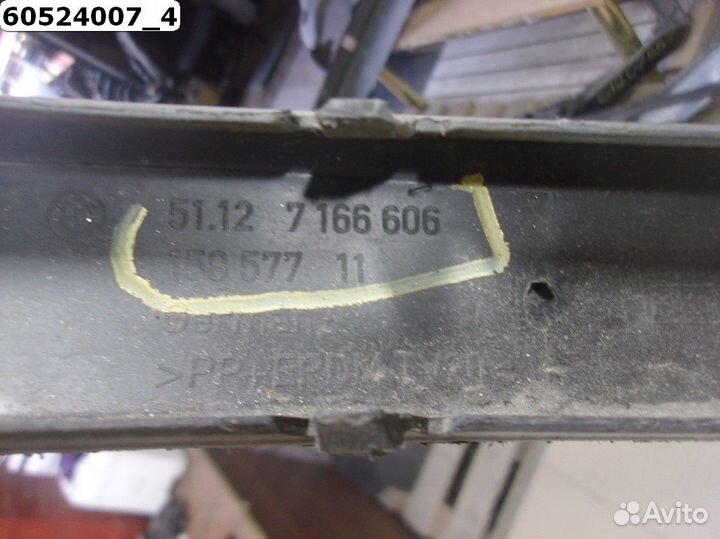 Молдинг бампера заднего BMW 1-серия E87