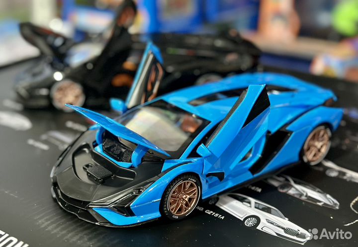 Металлическая инерционная машка lamborghini