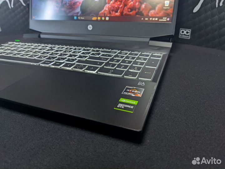 Игровой ноутбук HP R5 4600H / GTX 1650 TI 4 Gb