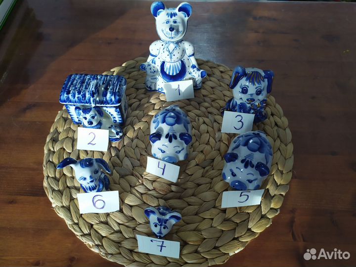 Фигурки Гжель