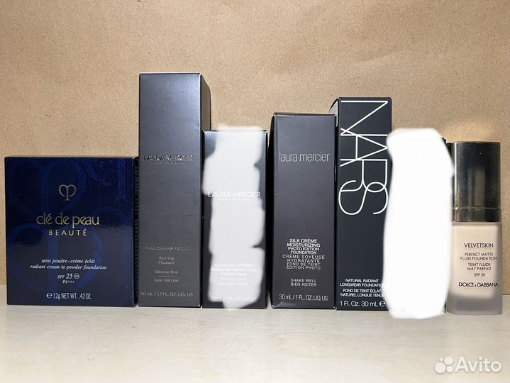 Тон пудра CPB nars Laura Mercier Shiseido DG