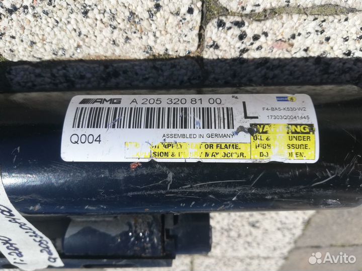 Амортизатор задний Mercedes W205 63 AMG