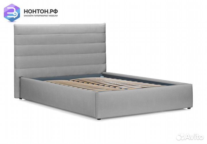 Кровать Амалия серая