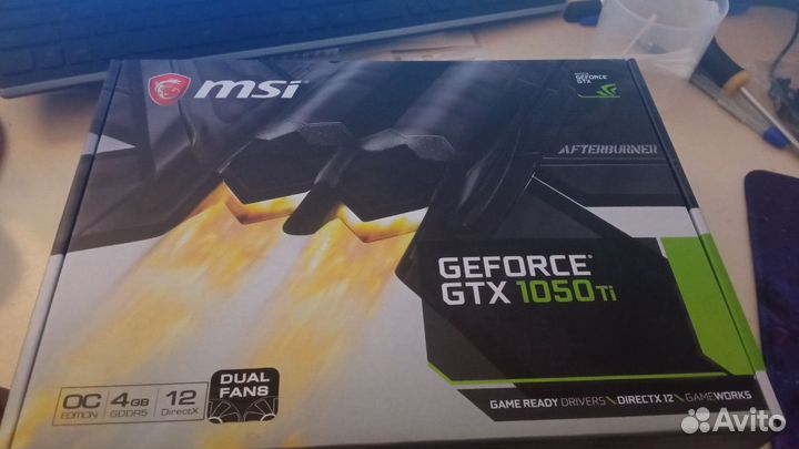 Видеокарта MSI Nvidia GTX 1050TI