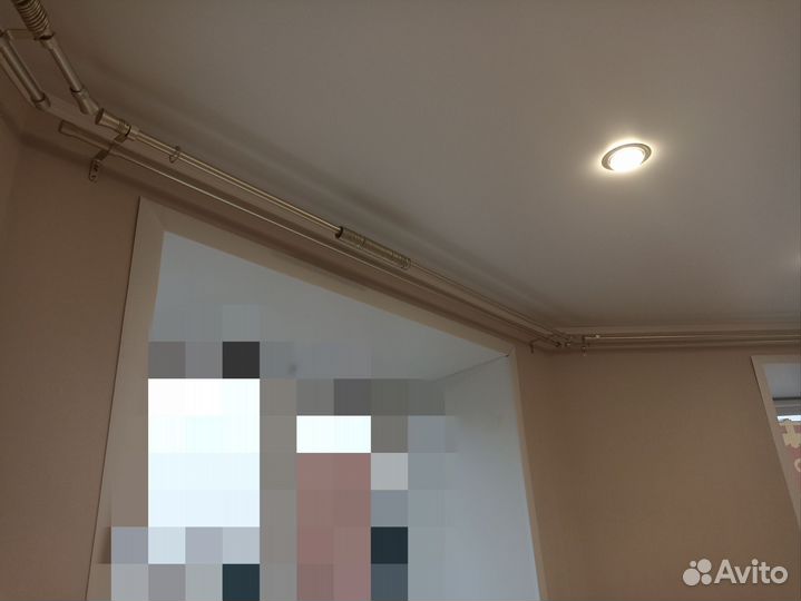 Карниз для штор металлический