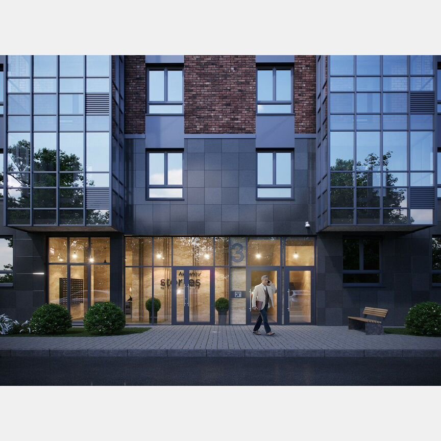 Квартира-студия, 25,2 м², 3/12 эт.