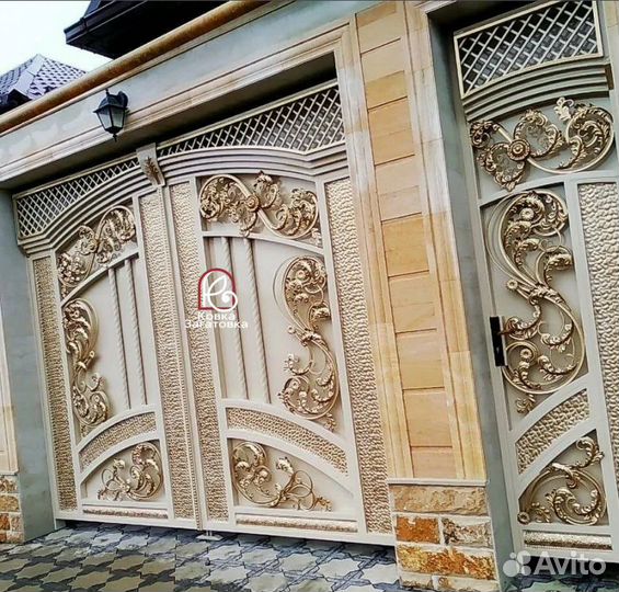 Кованые ворота