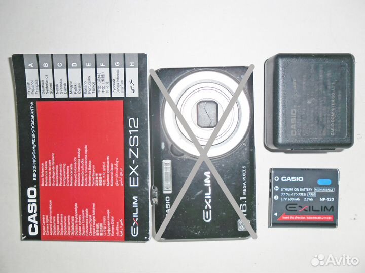 Фотоаппараты Casio EX-ZS12 и EX-Z33 неисправные