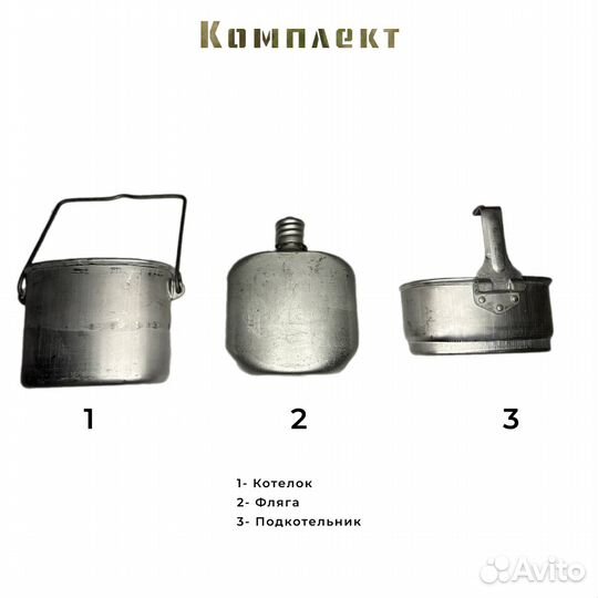 Котелок вдв 3 в 1 с хранения