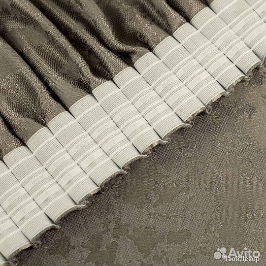 Шторы тёмно-серые