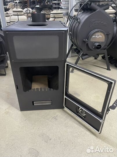 Печь камин дровяная
