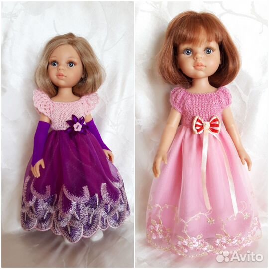 Длинные платья для кукол Паола Рейна