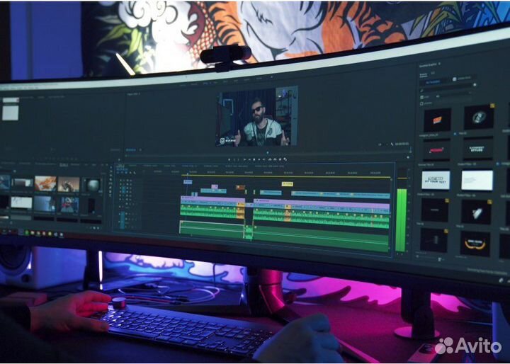 Монтаж видео / видеомонтажер