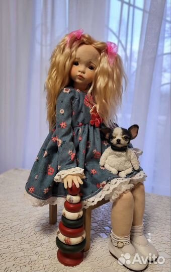 Текстильная интерьерная кукла