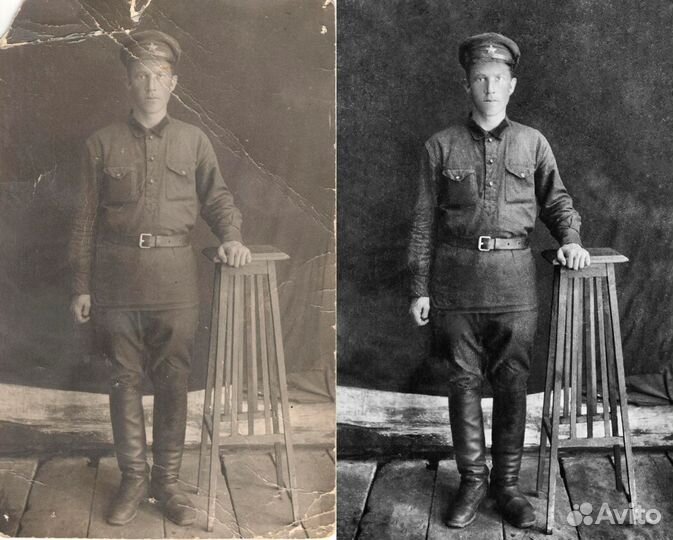 Реставрация фотографий, ретушь