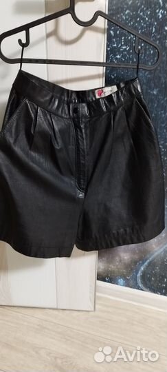Кожаные шорты
