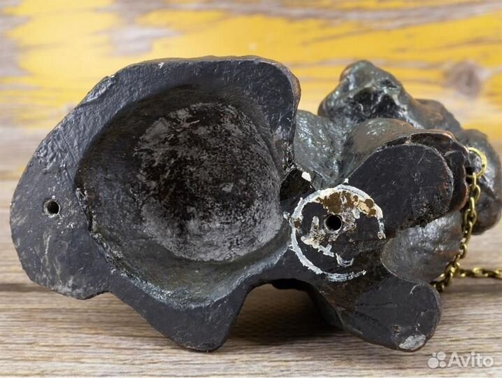 Статуэтка собака щенок клеймо СССР (без часов)