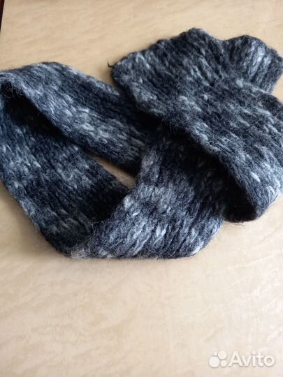 Варежки, шарф