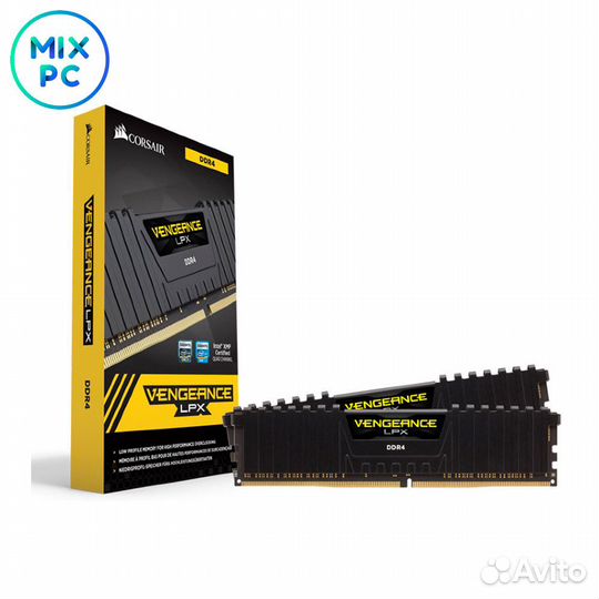 Оперативная память DDR4 16Gb (2x8GB) 3600MHz Corsa