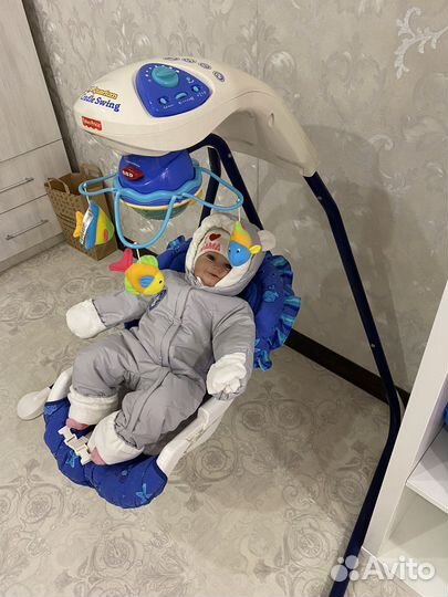 Детские электронные качели