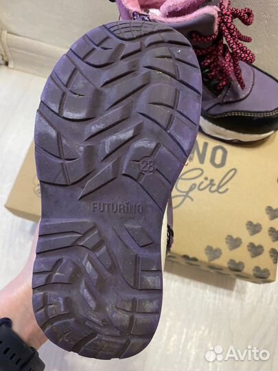 Ботинки демисезонные 28 для девочки