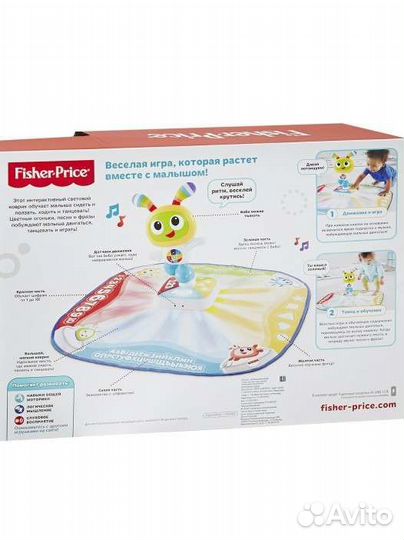Танцевальный коврик Fisher Price Робота Бибо