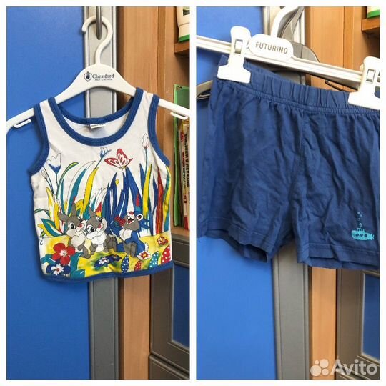 Пакет одежды на мальчика 80-86