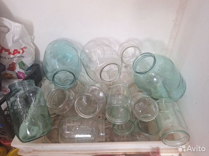 Банки стеклянные бу бесплатно