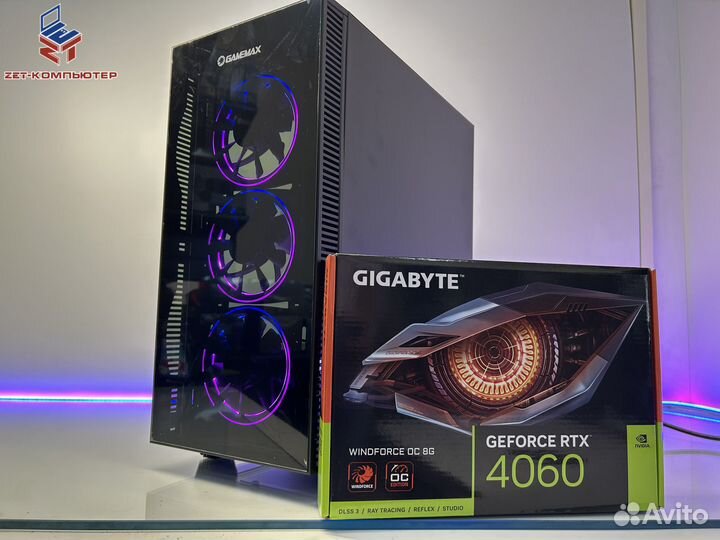 Игровой компьютер RTX 4060 i7 10700f в рассрочку