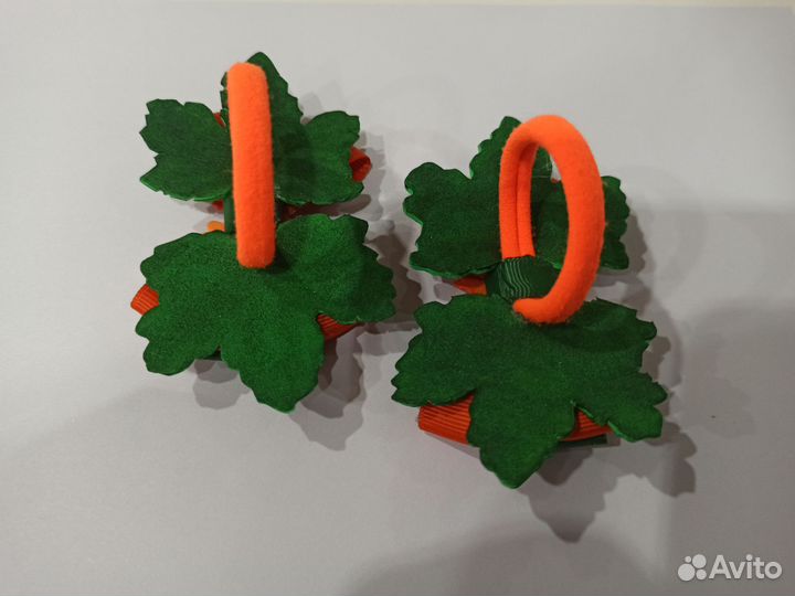 Резинки для волос осень