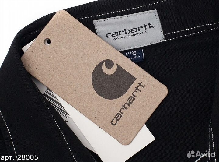 Рубашка carhartt мужская черная