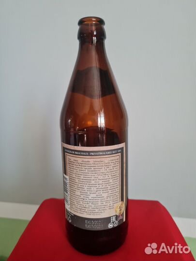 Пивная бутылка schwarzbier пустая