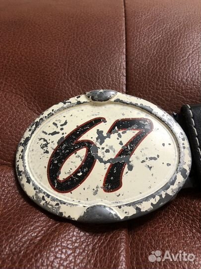 Кожаный ремень унисекс