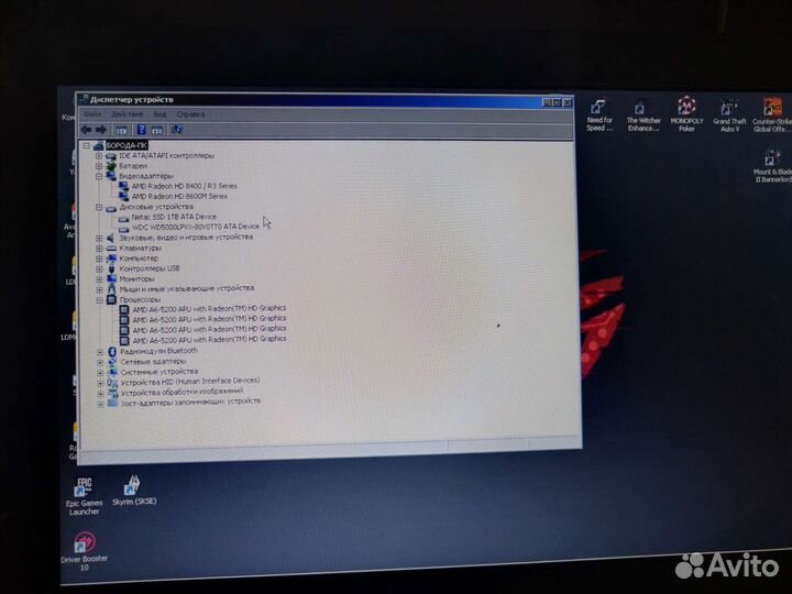 Ноутбук Asus 12гб/hdd500гб/dvd
