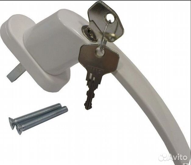 Ручка оконная с замком