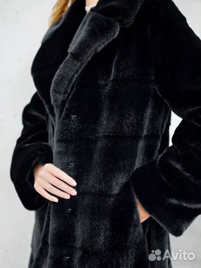 Шуба женская искуственная под норку