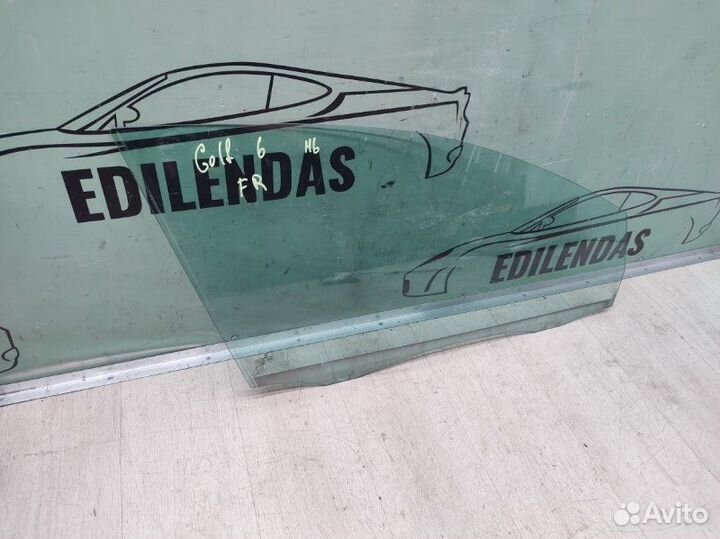 Стекло двери передней правое Volkswagen Golf 6