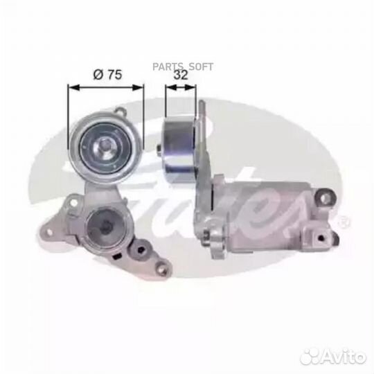 Gates T39135 Натяжитель ремня приводного toyota hi