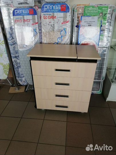 Комод с гладильной доской новый