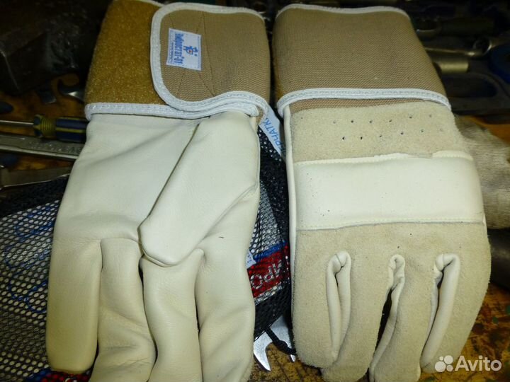 Вибро перчатки кожа