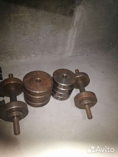 Гантели разборные