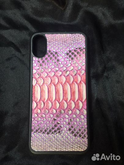 Чехол для iPhone 12 из кожи питона