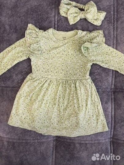 Платье Боди для девочки 74 80