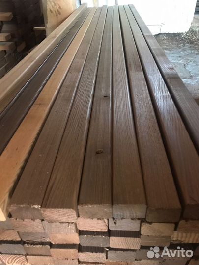 Брусок строганный 30х40мм термоясень