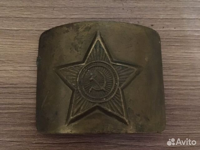 Пряжка СССР солдатская