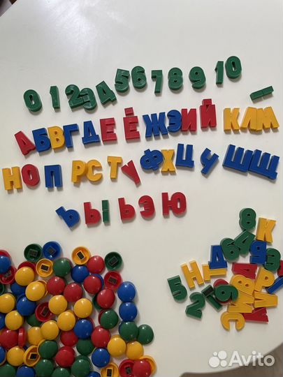 Магнитный набор буквы цифры