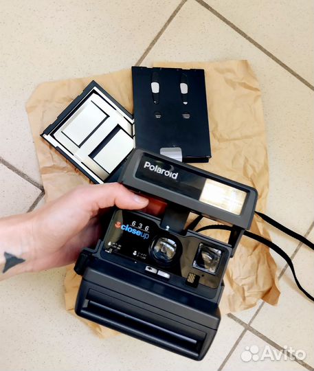 Б/у кассета для проверки Polaroid 636 close up