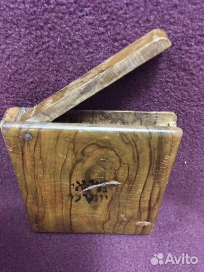 WW2. Портсигар. Эбеновое дерево. Африка. Трофей